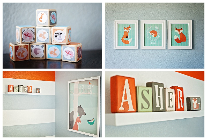 fox themed nursery