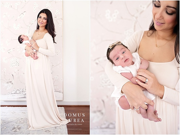 newborn photo shoot dress for mom